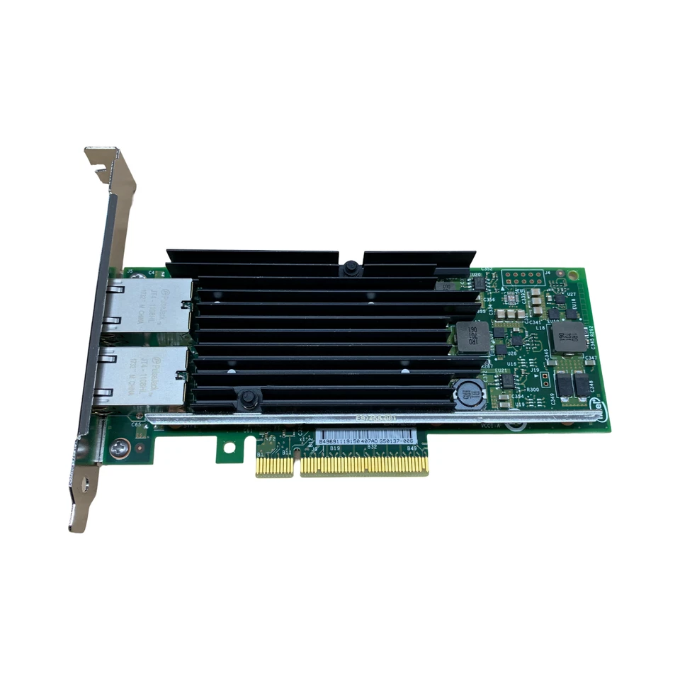 Intel / Lenovo x540-T2 Dual Port 10GbE RJ45 High Profile Network Card - 49Y7972 - Image 2 of 4