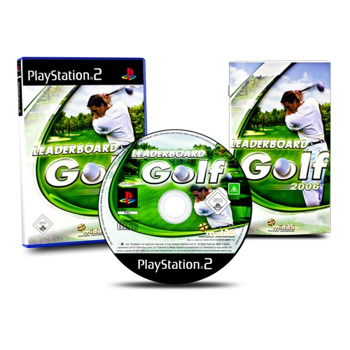 Playstation 2 PS2 Jeu Leaderboard Golf 2006 En OVP Avec Manuel