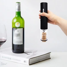 Electric Wine Opener Automatic Wine Bottle Corkscrew Opener with Foil Cutter