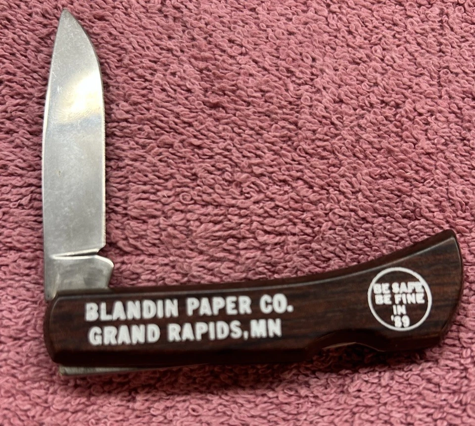 Navaja de Bolsillo Plegable Imperial Diamond Edge DE 2 Hojas Hecha en Irlanda De Colección 2.75" Foto 3 de 3