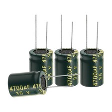 24 PCS Electrolytic Capacitor High Frequency 4700UF 35V Radial Leads 18x25mm