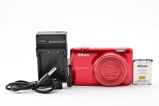   Near Mint  Nikon Coolpix S6400 Red Compact Digital Camera Touchscreen 3044191