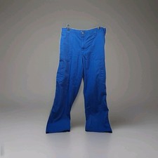 Carhartt Men s Scrub Pants Ripstop Multi-Cargo Blue C54108 Size Medium
