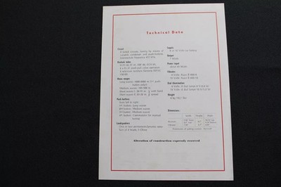 Monaco Becker Car Stereo Radio for Mercedes 220 and Porsche 356 Brochure