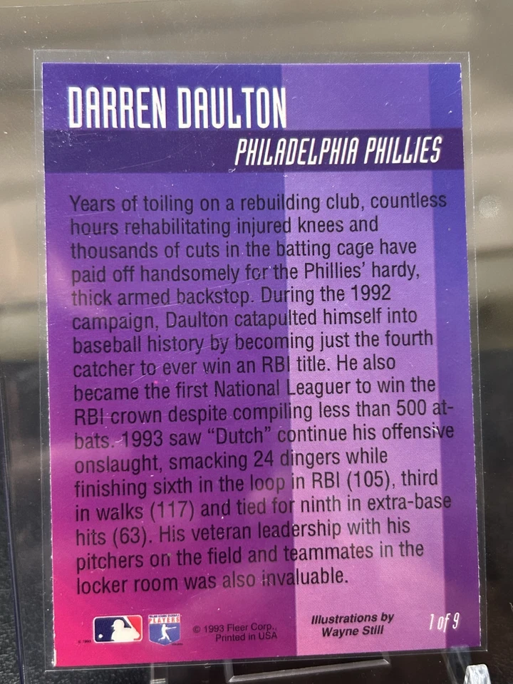 Juego completo de béisbol Fleer Pro-Visions 1994 #1-9 Foto 3 de 4