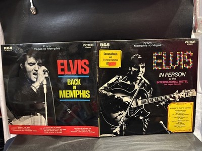Elvis Presley LSP 6020 Live International Hotel Vegas Label & Cover Errors 1st H