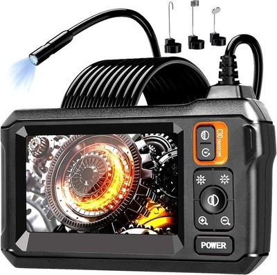 50ft Endoscope Camera with Light, 1080P HD Borescope, IP67 Waterproof
