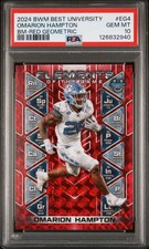 2024 BOWMAN BEST UNIVERSITY ELEMENTS OF THE GAME OMARION HAMPTON 9/10 PSA 10