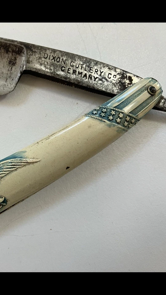 Navaja recta con caja 1850 Foto 3 de 3