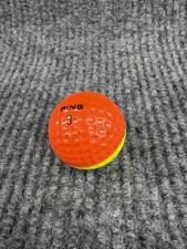 Vintage PING Eye Golf Ball Two Tone Yellow and Orange W/ Karsten 3 Collectible