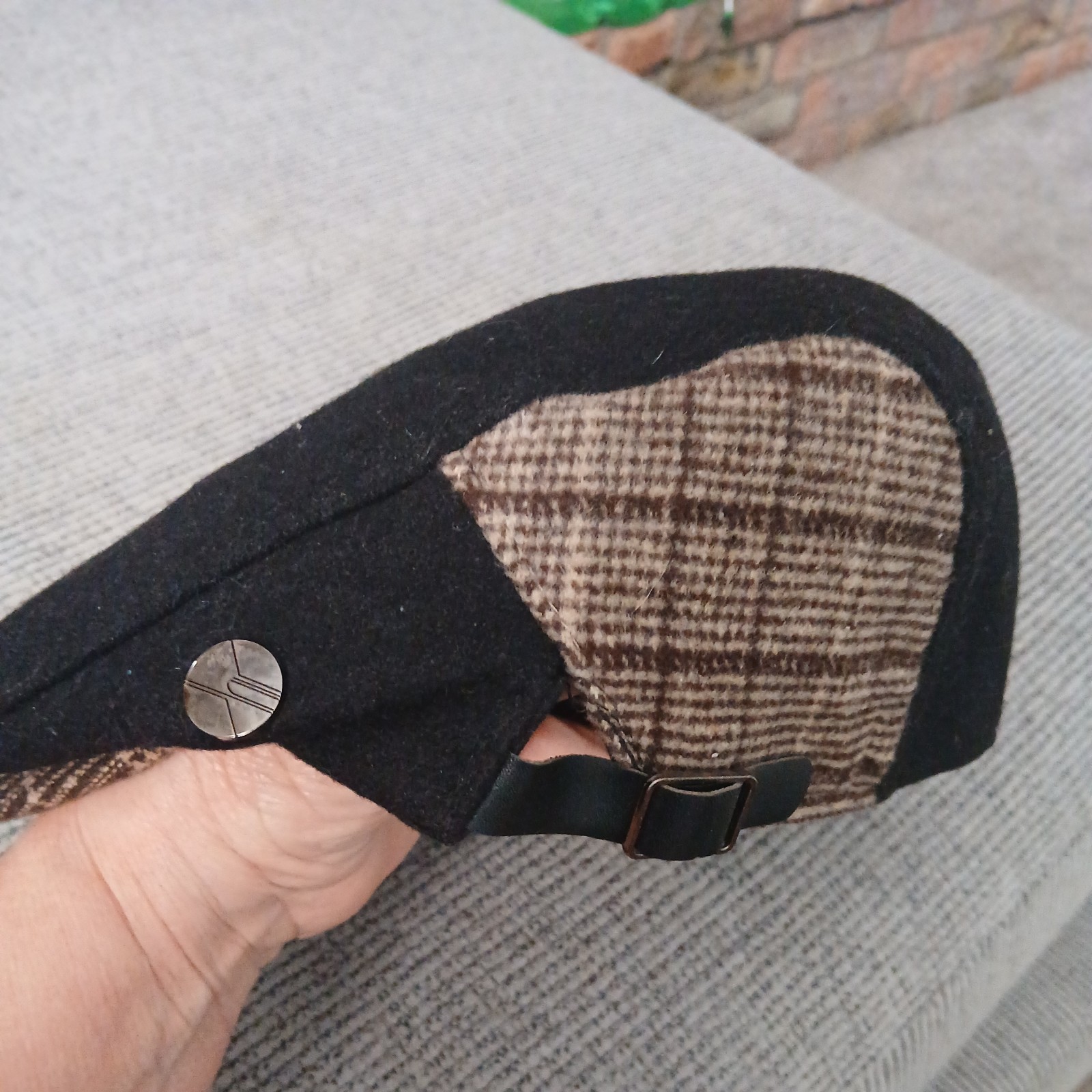 Multi Pattern Patchwork Wool Ivy Hat - image 2