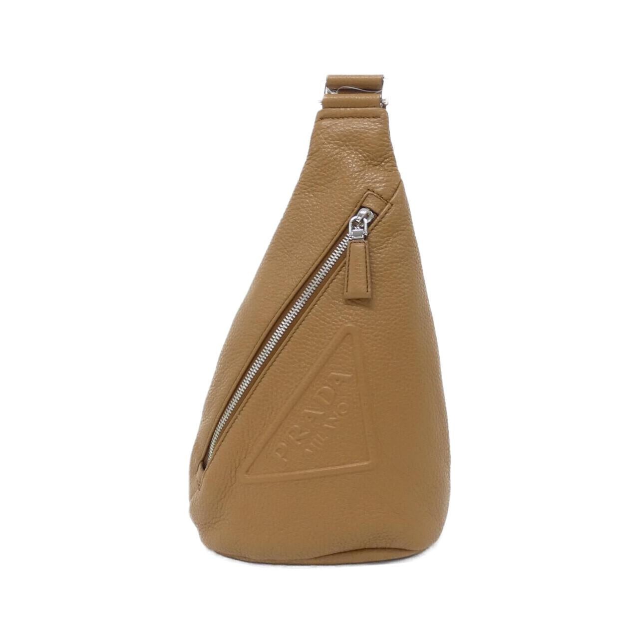 Prada 2Vz098 Vit.Daino Shoulder Bag Women Brown One Size