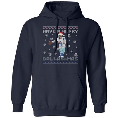 Merry Dallas-Mas Inspired - Prescott Tribute Ugly Unisex Hooded Sweatshirt