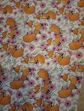 Jersey Stoff Fuchs 0,5m  Nähen Kinderstoff