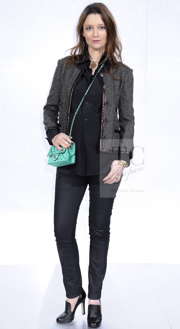 CHANEL 13PF Gray Black Brown Wool Python Trim Jac… - image 16