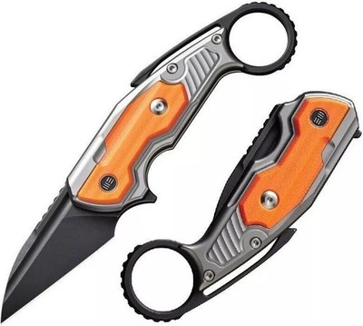 We Knife Yardbird Pocket Knife CPM-20CV Blade Titanium/G10 Handle - WE22021-1
