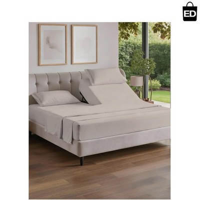 Top Split King Flex Head Sheet Set for Sleep Number Mattress Fits Deep Pocket Be