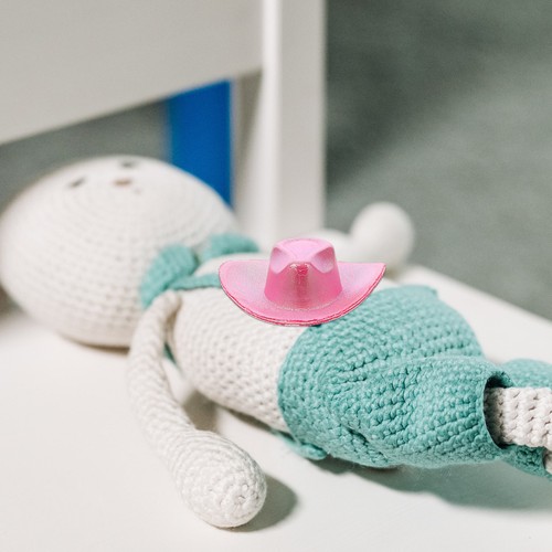 Mini sombrero de vaquero 6 piezas accesorios occidentales para casa de muñecas sombreros pequeños - Imagen 11 de 12