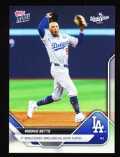 Mookie Betts Dodgers 4th World Series Ring Leads Active MLB 2025 Topps Now #928