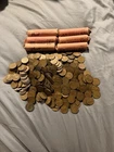 Over 5lbs Wheat Pennies – 1940-50s Circulated Bulk Lot