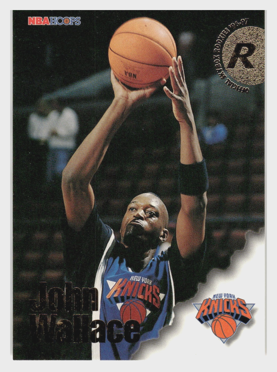 1996-97 Hoops #315 John Wallace RC!!! ~ New York Knicks ROOKIE !!!