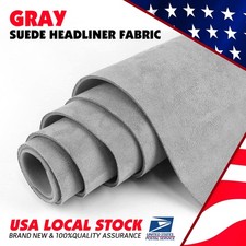 Headliner Fabric Foam Backing For Car Ceiling Fabric Repair Anti-wear Light grey