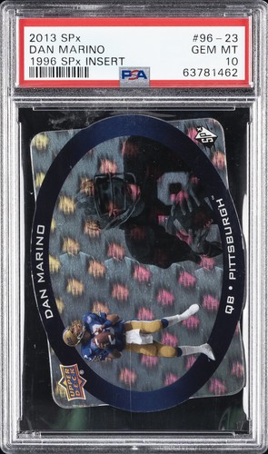 2013 SPX 1996 SPX INSERT #96-23 DAN MARINO PSA 10