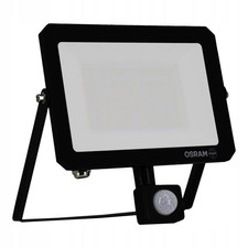 LED Floodlight 50w 4000k Neutral White 4500lm Ip65 Black w/ Motion Sensor