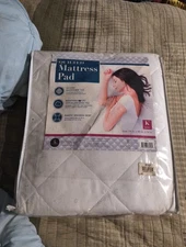 Spirit Linen Home Quilted Mattress Pad King Size