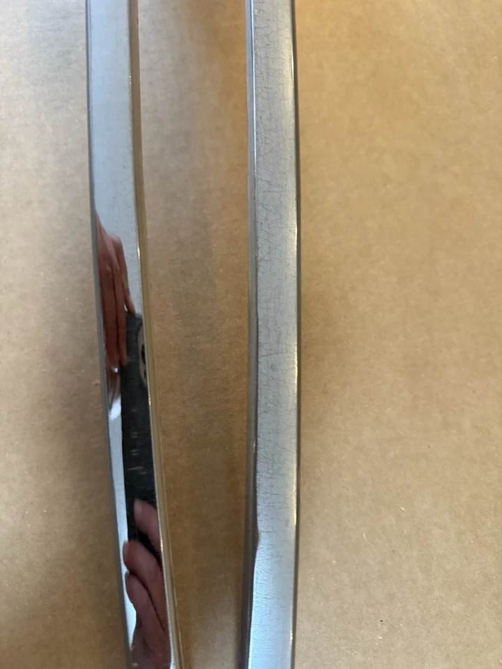 1979-85 Cadillac Eldorado Biarritz Rooftop Front Trim Chrome Above Windshield - Image 3 of 4