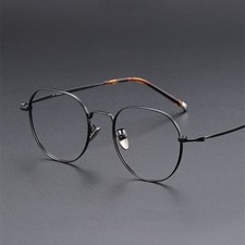 B Titanium Reading Glasses Men Women Readers Polygone Fashion Eyeglasses Frame