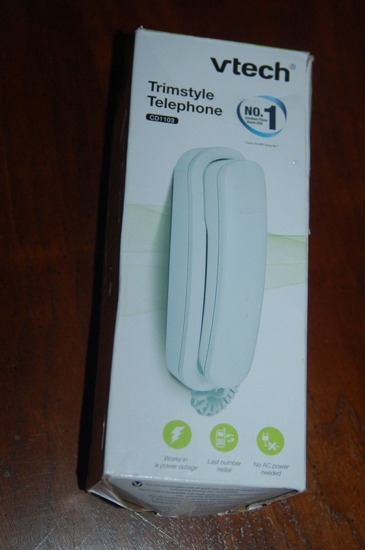 VTech CD1103 Trimstyle Corded Phone - White