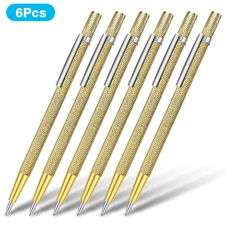 6pcs Scribe Tool Tungsten Carbide Tip Scriber Metal Glass Engraving Marking Pen