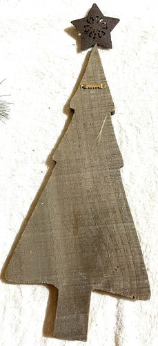 Welcome Christmas Tree Wall Decor Wood Metal Star By Sunset Vista 18x9” - Picture 6 of 8