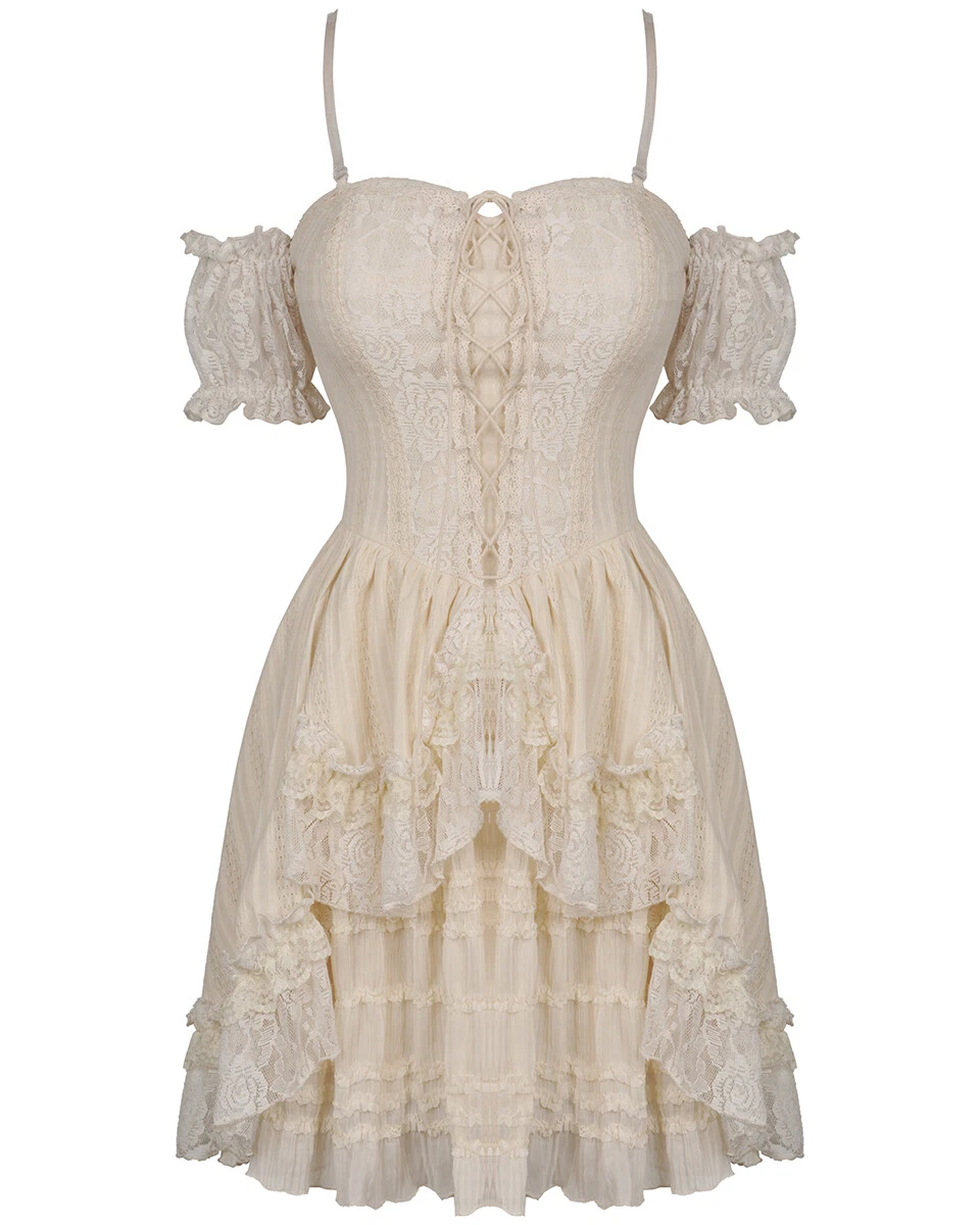 Lace clearance frill dress