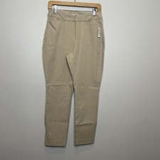 Old Navy High Rise Pixie Pants Secret Smooth Pockets Beige Women's Size 10 NWT