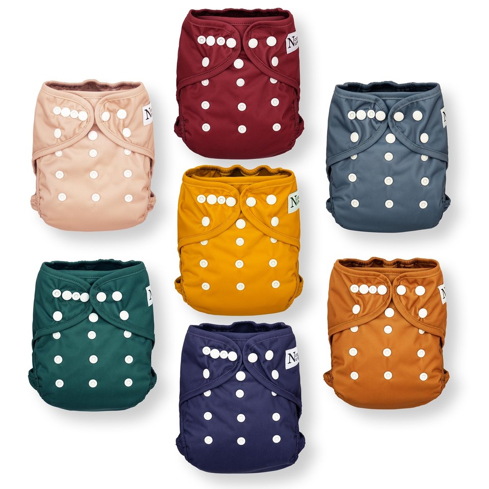 Cloth Diaper Cover, Washable Reusable Diaper Cover with Snap Closure