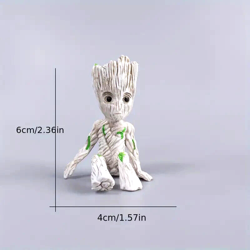 GROOT FIGURINES (3pcs) Marvel Guardians of the Galaxy Miniature Display Statues - Picture 3 of 5