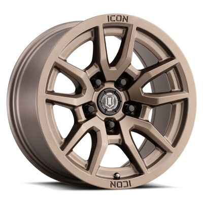 Icon Vehicle Dynamics 2617855557BR Vector 5 17''x8.5'' Wheel Bronze