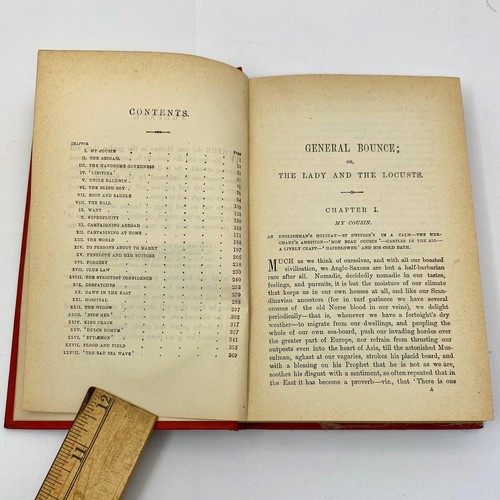 Atq 1891 GENERAL BOUNCE G.J. Whyte-Melville HC Lady and the Locusts - Foto 6 di 12
