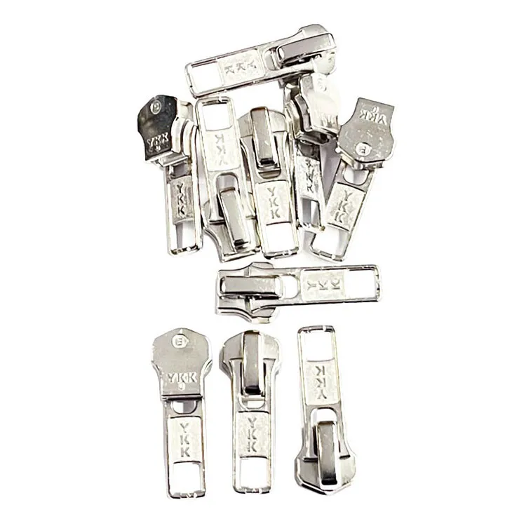 YKK Zipper Repair Kit Solution #5 Auto Lock Sliders Aluminum, Antique or  Brass