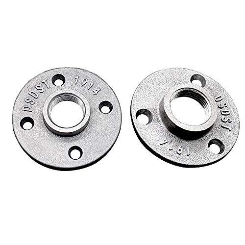 Coppia Flange 3/4 per Mobili Vintage e Mensole a Parete in Lega di Metallo