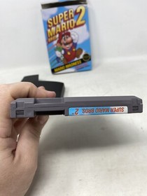SUPER MARIO BROS. 2 MARIO MADNESS NINTENDO NES BOX AND GAME 