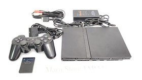 "Region Free" SONY Playstation 2 PS2 Slim Console SCPH-77000 Charcoal Black