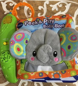 Vtech Bebe Pano Suave De Desarrollo Peek Play Musical Bebe Libro Ebay