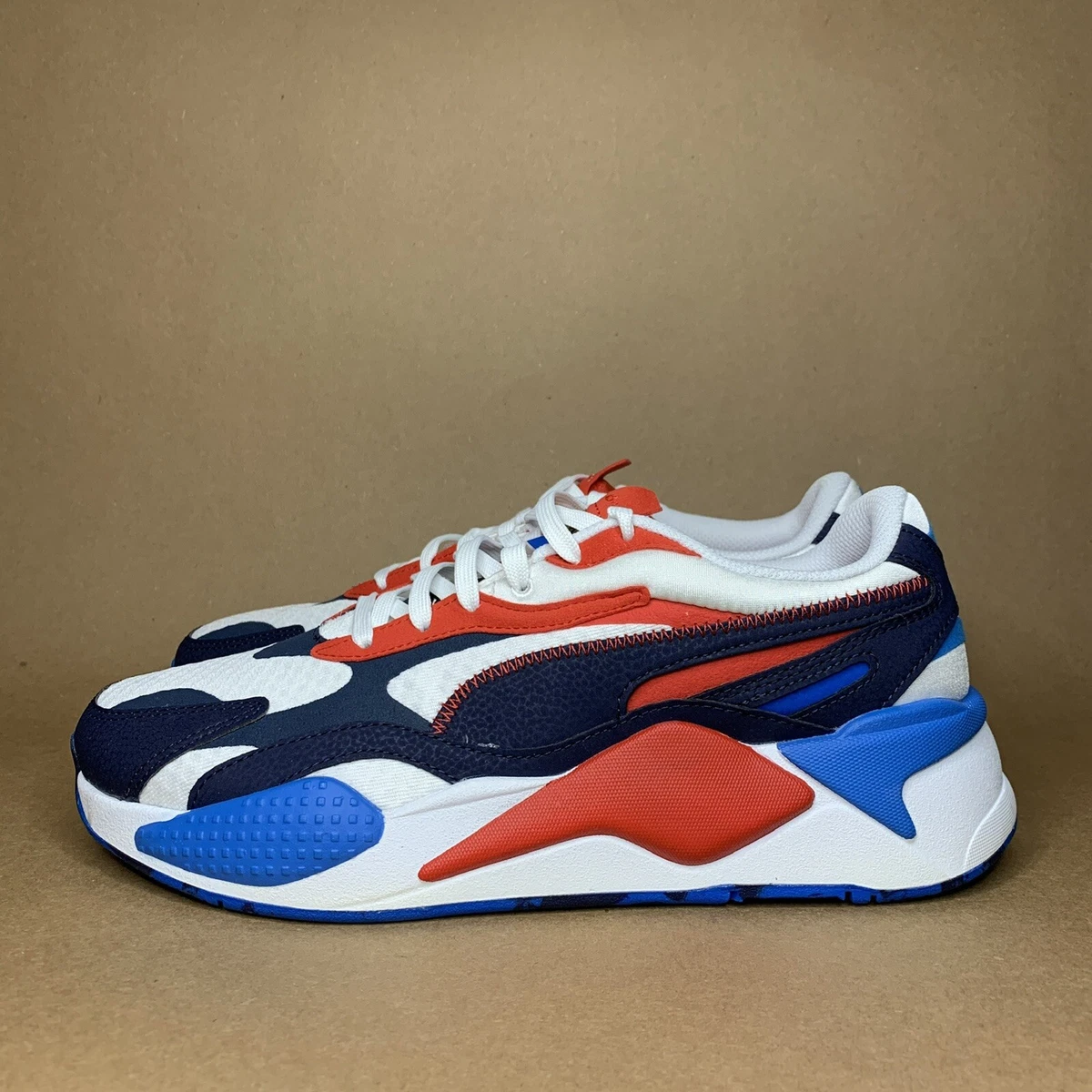 masa pérdida florero New PUMA RS-X3 USA Olympic Athletic Lifestyle Mens Size 10 White Red Blue |  eBay