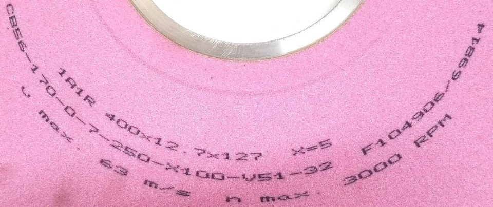 Muela abrasiva de precisión Meister Master 1A1R 400x12,7x127 X=5 FK12383 3000 rpm Foto 3 de 3