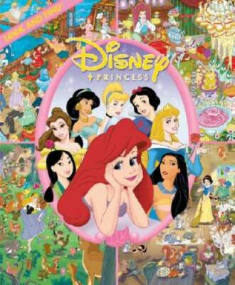 #ad Disney Princess: Look and Find Hardcover GOOD $5.98