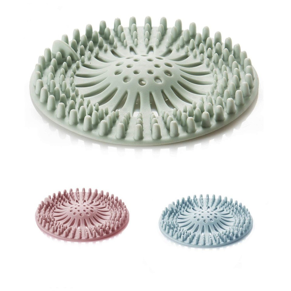 Drain Cover Hair Catcher Set of 5 Hair Stopper Shower for Bathroom ...