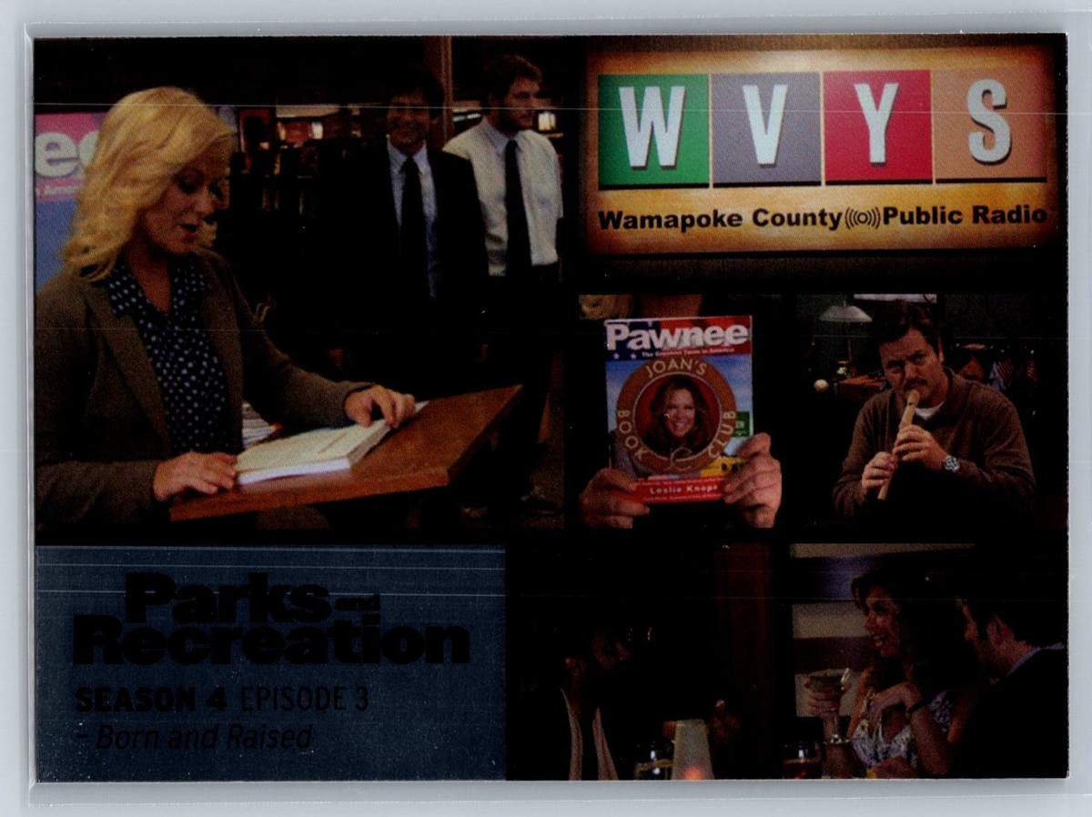 2013 Press Pass Parks and Recreation Season Episode Foil Parallel #49